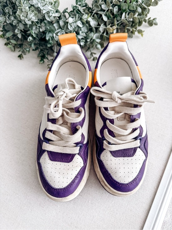 Steve Madden Shoes - Steve Madden Everlie Purple & White Leather Sneakers | Women’s Size 6
